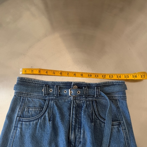 Pilcro Barrel Denim Midi Skirt Pilcro Anthropologie Curated by Anthropologie US2 - Picture 5 of 6